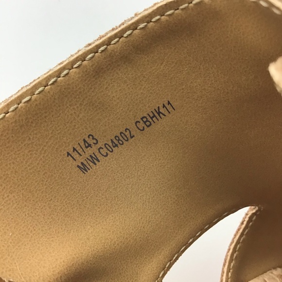 BOC Leather Slip On Heel Corkscrew Mules Size 11 - Picture 11 of 11